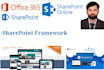 develop list, workflows, webpart, spfx and any custom sharepoint intranet portal
