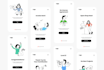 create onboarding splash or empty state illustration