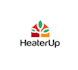 create a unique heating logo design for heaterup
