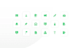 design custom vector icon set