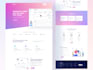design modern web template in PSD, xd or figma website