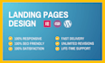 design a professional wordpress landing page with elementor