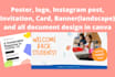 do all document design in canva