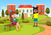 do cute children book illustration for amazon KDP