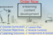 write online course content for any subject course creation and develop course