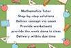 be mathematics tutor for your kids