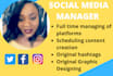 be your social media manager