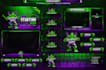 create animated twitch overlay, stream package, gaming logo