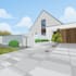 draw a house or building into vector art illustration