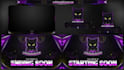 create custom animated full stream package, screens, twitch overlay, logo, alert