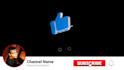 create 3d youtube subscribe button animation