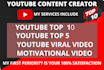 do professional youtube top 10 videos and best faceless cash cow video editing