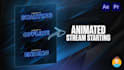 design animated stream screens for streamers full pack