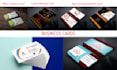 design simple unique business card and visiting card