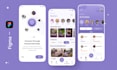 design a modern mobile app in figma