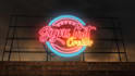 do modern neon sign light intro animation