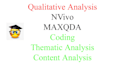 do qualitative data analysis through nvivo