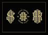 design a luxury minimalist monogram and initial letter logo