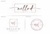 do modern beauty spa eyelash and makeup cosmetic logo design