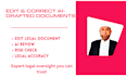 review and improve ai generated legal documents