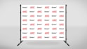 design a step and repeat backdrop