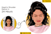 draw cartoon portrait avatar for you