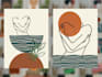 do minimalist printable wall art design for etsy