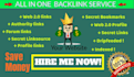 built SEO backlinks permanent dofollow and nofollow mix, high quality links