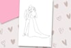 draw couple and wedding portrait drawing