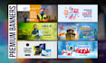 design social media banners and website banners