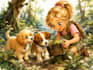 do children story book illustration and children book illustration for KDP