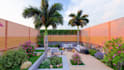 do landscape design, pool, garden, terrace, front, backyard, hardscape rendering