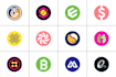 make new crypto and cryptocurrency token logo design for coin