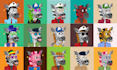 design custom cartoon character nft collection, nft art