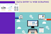 data extraction,data entry etc
