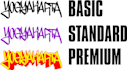 create graffiti tags and handstyle for your name or brand