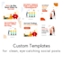 deliver custom canva templates for an aesthetic feed