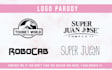 make a custom parody logo