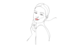 draw elegant continuous one line art fashion illustration drawing