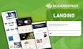 design squarespace landing page with squarespace builder