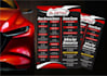 design salon, spa, gym price menu or price list