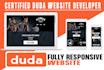 design, redesign modify websites using duda website builder