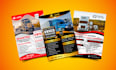 do truck dispatch freight broker flyer and marketing materials