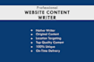 do copywriting and be your SEO website content writer