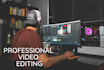 do professional video editing
