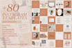 provide 80 beautiful and chic templates in canva