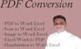 convert excel, convert word, PDF to excel, convert image to text, PDF to word