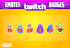 make amazing custom twitch sub badges and twitch emotes