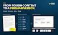 design business presentations, sales decks and pitch decks