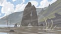 paint a stylized environment art